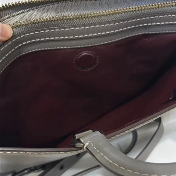 Coach Gray Rogue Brief with Professional Aesthetic - Picture 10 of 16